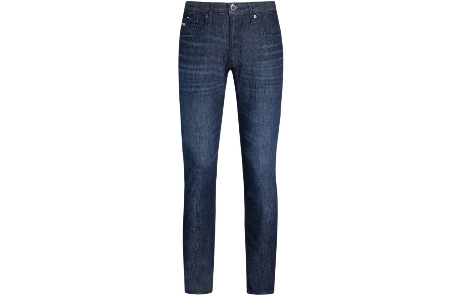 EMPORIO ARMANI SS24  Mid-Waist Solid Color Jeans Denim Blue. 8N1J06-1D16Z-0941 圖 2