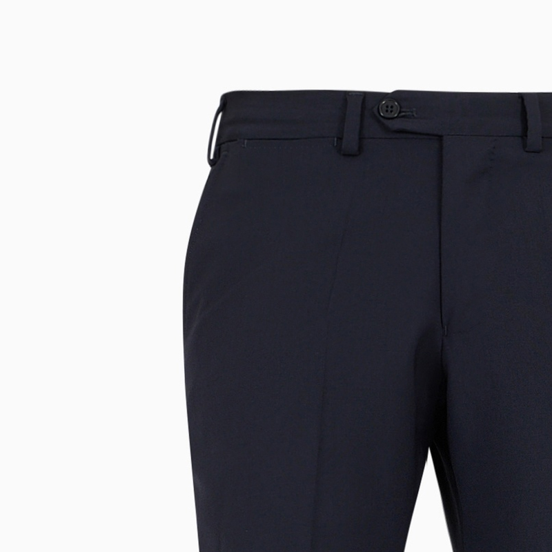 Lookbook Emporio Armani SS24 海軍藍直筒休閒長褲 E31P0B-01504-922