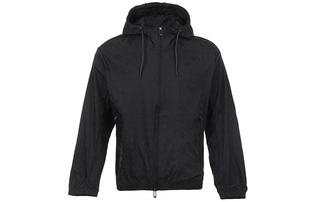 Order EMPORIO ARMANI SS24 海军蓝标志拉链连帽外套夹克. 3D1BH4-1NNXZ-0920