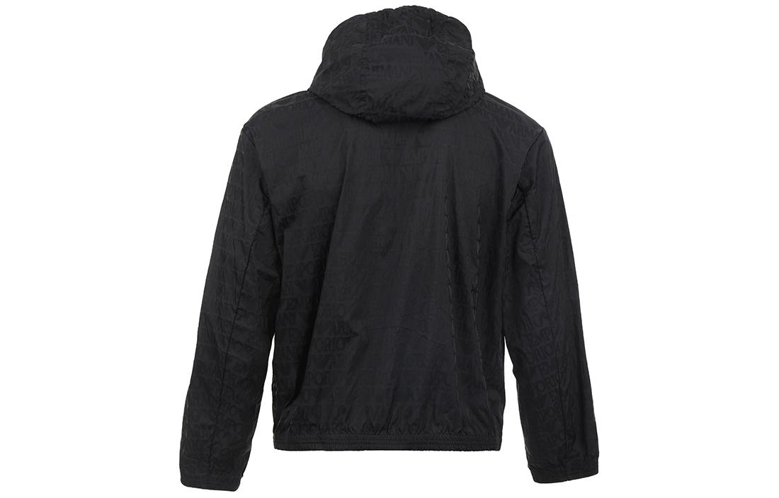 Lookbook EMPORIO ARMANI SS24 海军蓝标志拉链连帽外套夹克. 3D1BH4-1NNXZ-0920