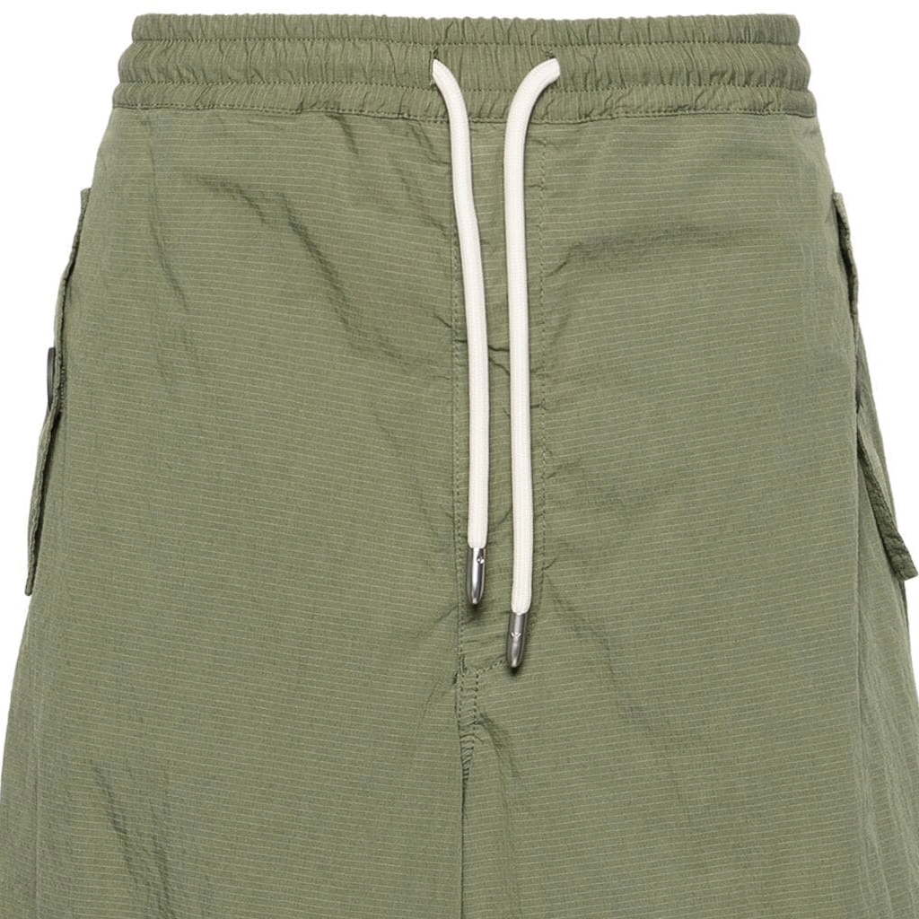 Sizing エンポリオアルマーニ SS24 オリーブグリーン ワイドレッグ カジュアルパンツ. 3D1P9D-1K3CZ-05C0