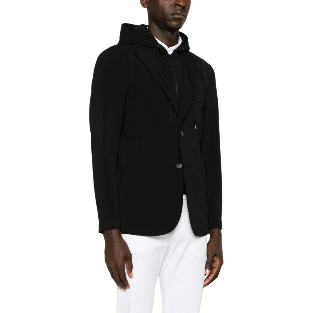 Emporio Armani SS24  Slim Fit Hooded Blazer Jacket Black 3D1G73-1NPQZ-0999 圖 5