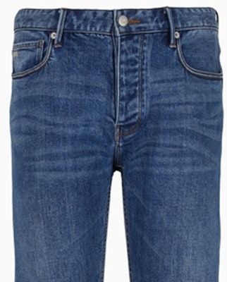 Emporio Armani SS24 修身低腰直筒牛仔褲 藍色。 3D1J75-1DRRZ-0943 Purchase Emporio Armani SS24 修身低腰直筒牛仔褲 藍色。 3D1J75-1DRRZ-0943