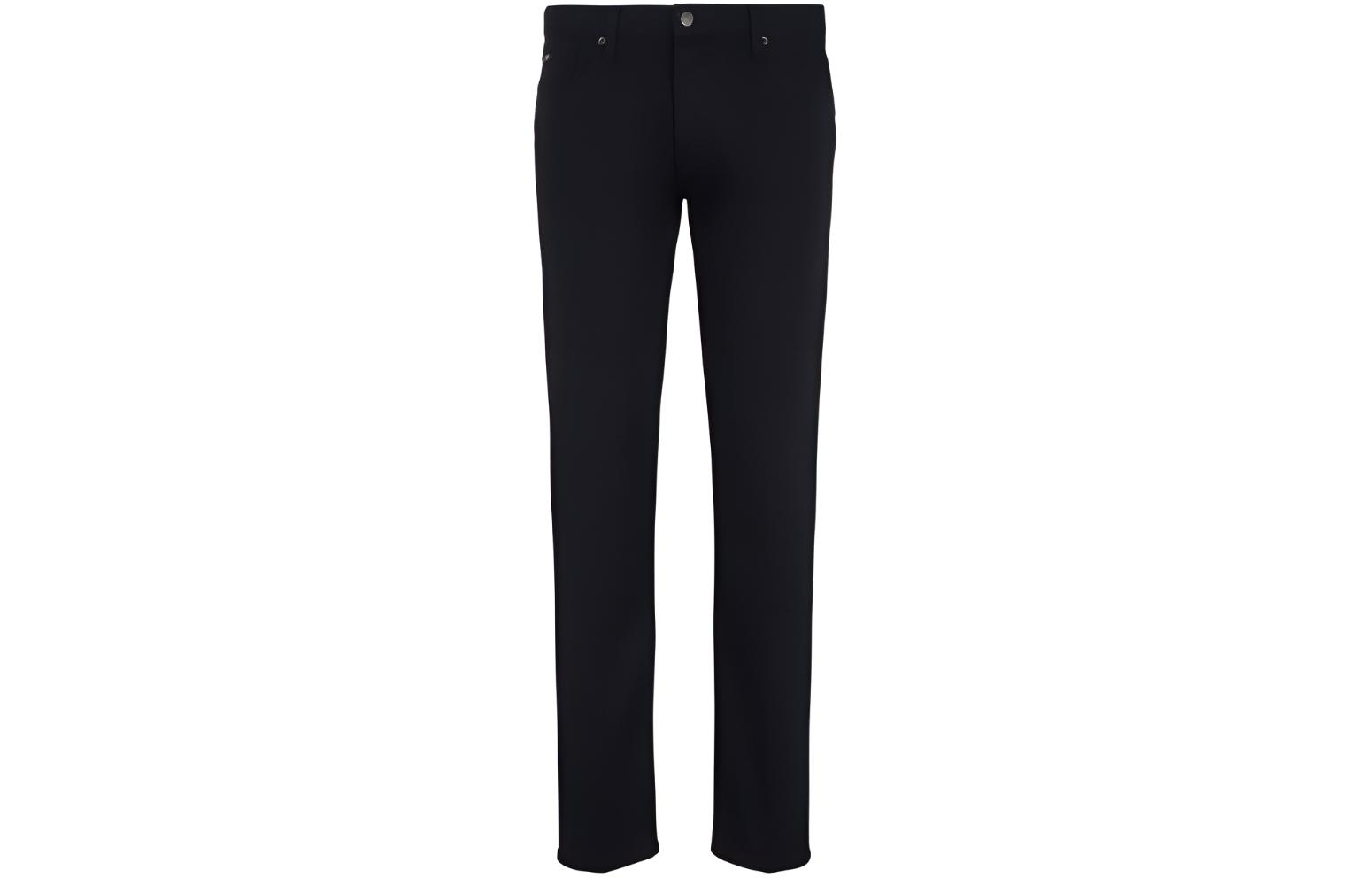 EMPORIO ARMANI SS24  Slim Fit Low-Rise Zipper Jeans Dark Blue. 3D1J75-1N4RZ-10920