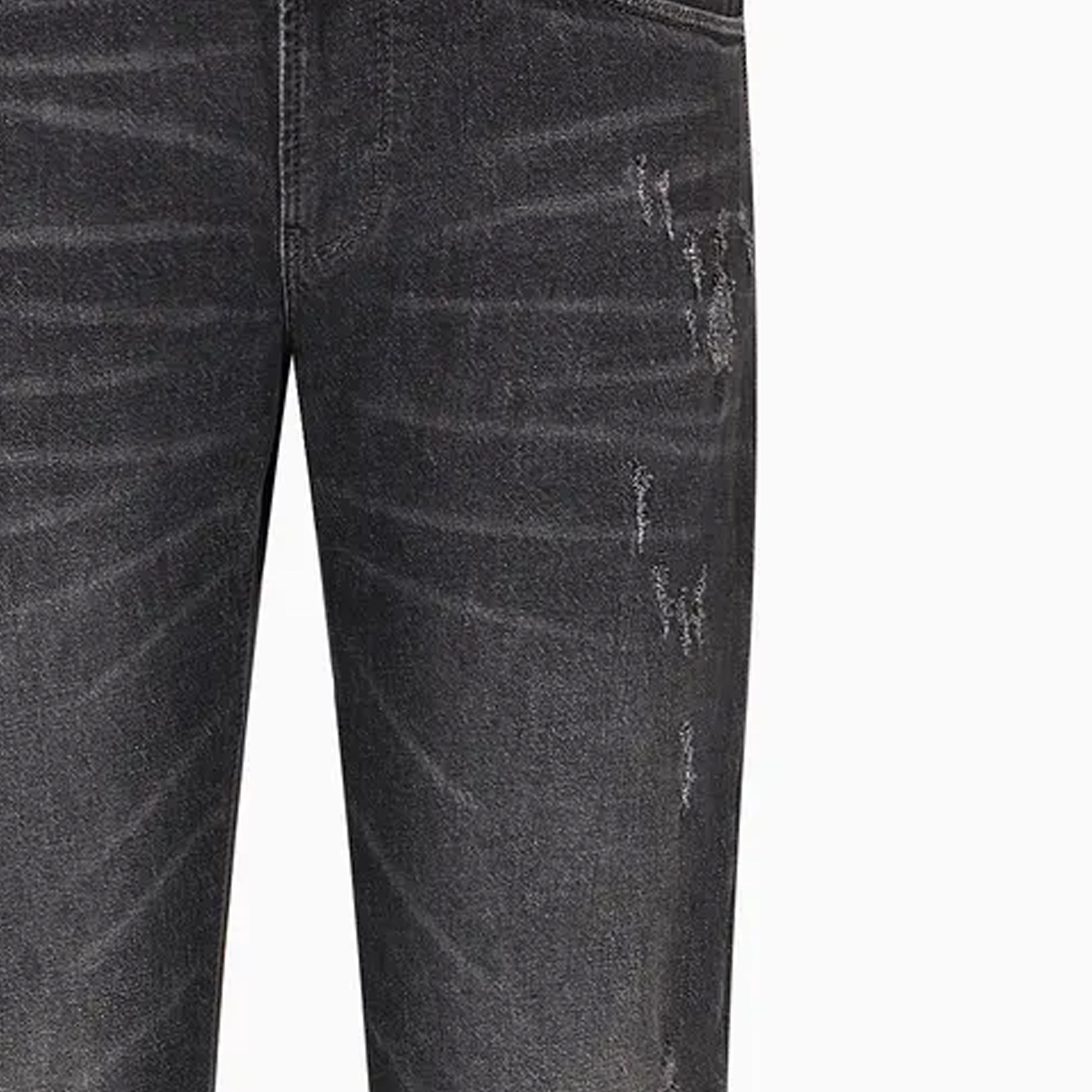 EMPORIO ARMANI SS24  Slim Straight Logo Low-Rise Jeans Black 3D1J06-1D06Z-10007 圖 4