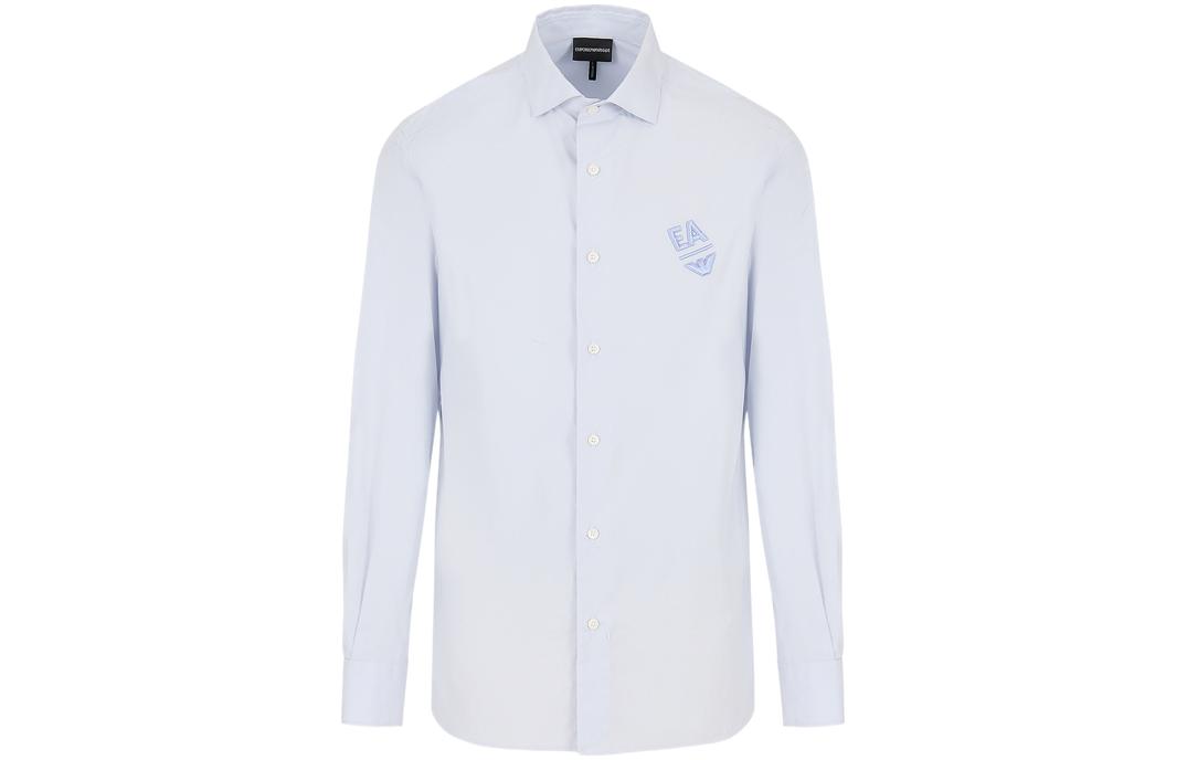 Details for EMPORIO ARMANI SS24 纯色休闲长袖衬衫按钮式设计。 3D1C86-1K2NZ-0128