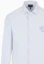 Sizing EMPORIO ARMANI SS24 纯色休闲长袖衬衫按钮式设计。 3D1C86-1K2NZ-0128