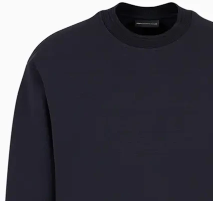 EMPORIO ARMANI SS24 Solid Color Crewneck Pullover Long Sleeve Sweatshirt 3D1MDX-1JHSZ-0962 Lookbook EMPORIO ARMANI SS24 Solid Color Crewneck Pullover Long Sleeve Sweatshirt 3D1MDX-1JHSZ-0962