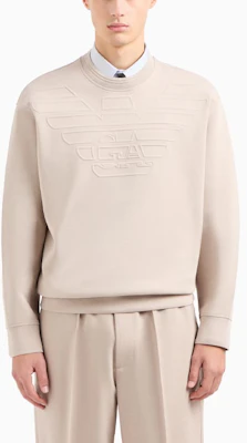 EMPORIO ARMANI SS24 Solid Color Crewneck Pullover Long Sleeve Sweatshirt 3D1MDX-1JHSZ-0962 Details for EMPORIO ARMANI SS24 Solid Color Crewneck Pullover Long Sleeve Sweatshirt 3D1MDX-1JHSZ-0962
