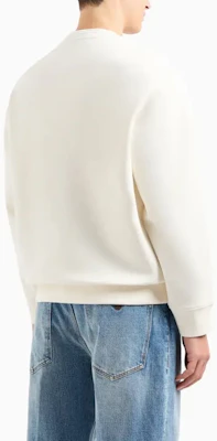 EMPORIO ARMANI SS24 Solid Color Crewneck Pullover Long Sleeve Sweatshirt 3D1MDX-1JHSZ-0962 2