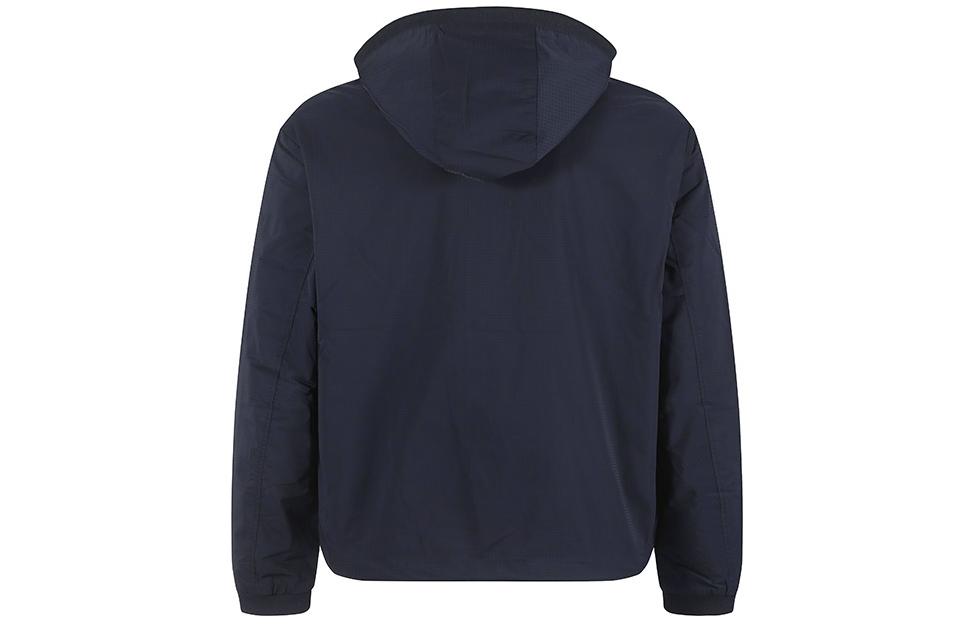 Emporio Armani SS24  Solid Logo Patch Hooded Jacket Navy Blue. 6R1BU2-1NAMZ-0920 圖 3