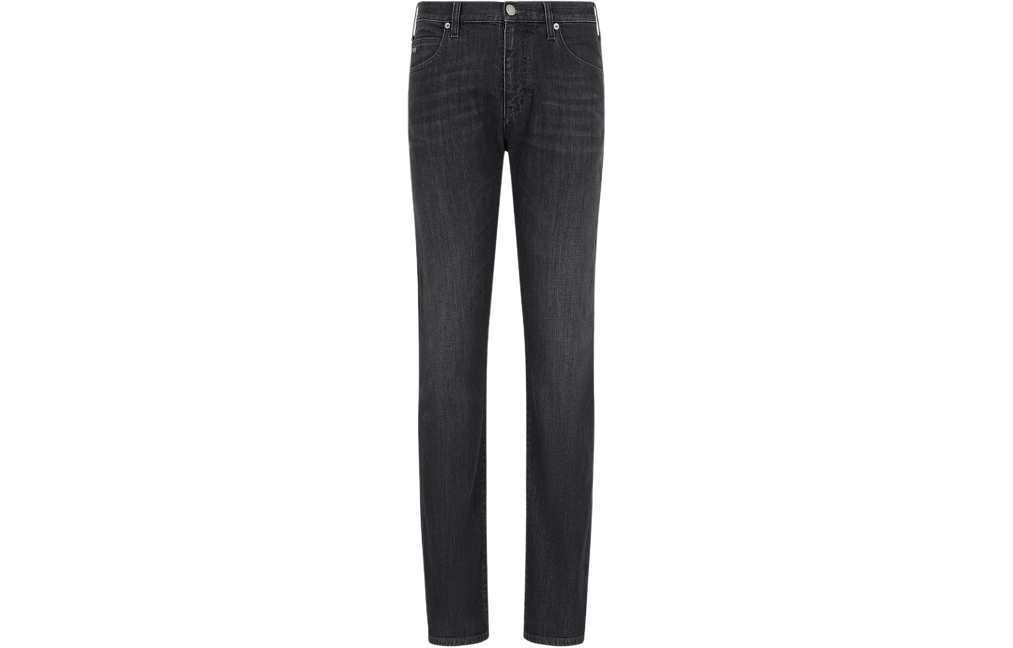 Emporio Armani SS24  Straight Fit Mid-Rise Jeans in Denim Black. 8N1J45-1D5QZ-0006 圖 2