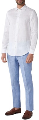 EMPORIO ARMANI SS24 白色長袖襯衫 修身 經典設計款式 01SM0-L010F-9100 Purchase EMPORIO ARMANI SS24 白色長袖襯衫 修身 經典設計款式 01SM0-L010F-9100