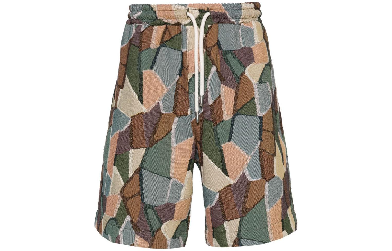 Order EMPORIO ARMANI SS24 抽象印花宽松版型男士宽腿短裤 多色款 3D1P8F-1K3NZ-F514