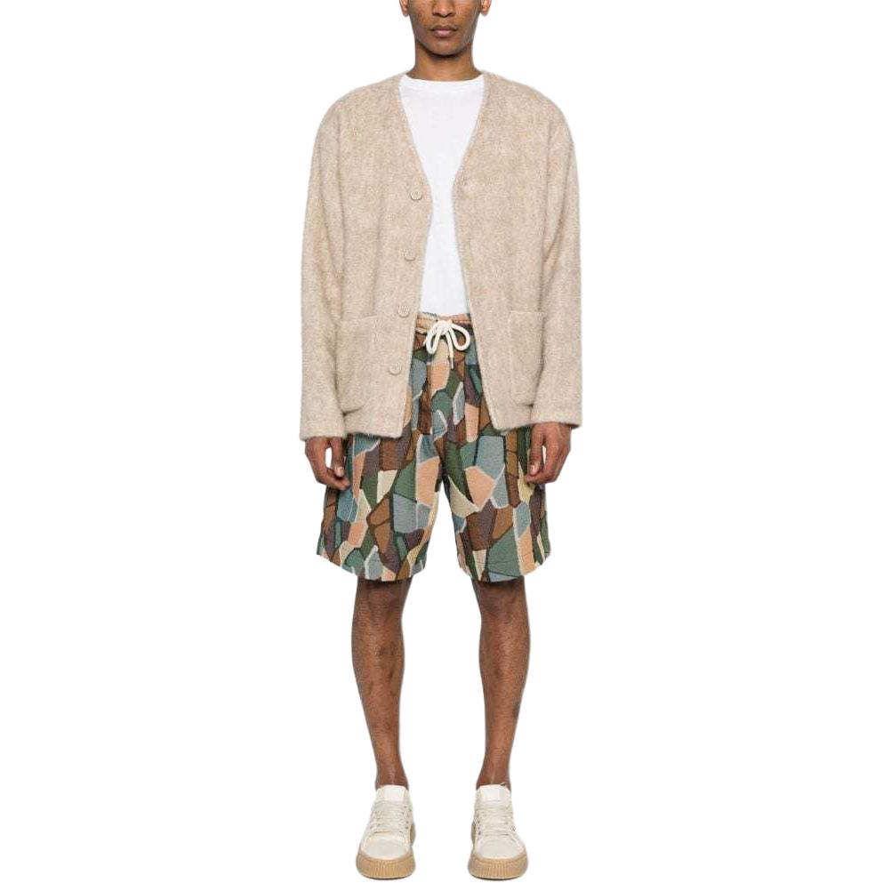 Lookbook EMPORIO ARMANI SS24 抽象印花宽松版型男士宽腿短裤 多色款 3D1P8F-1K3NZ-F514