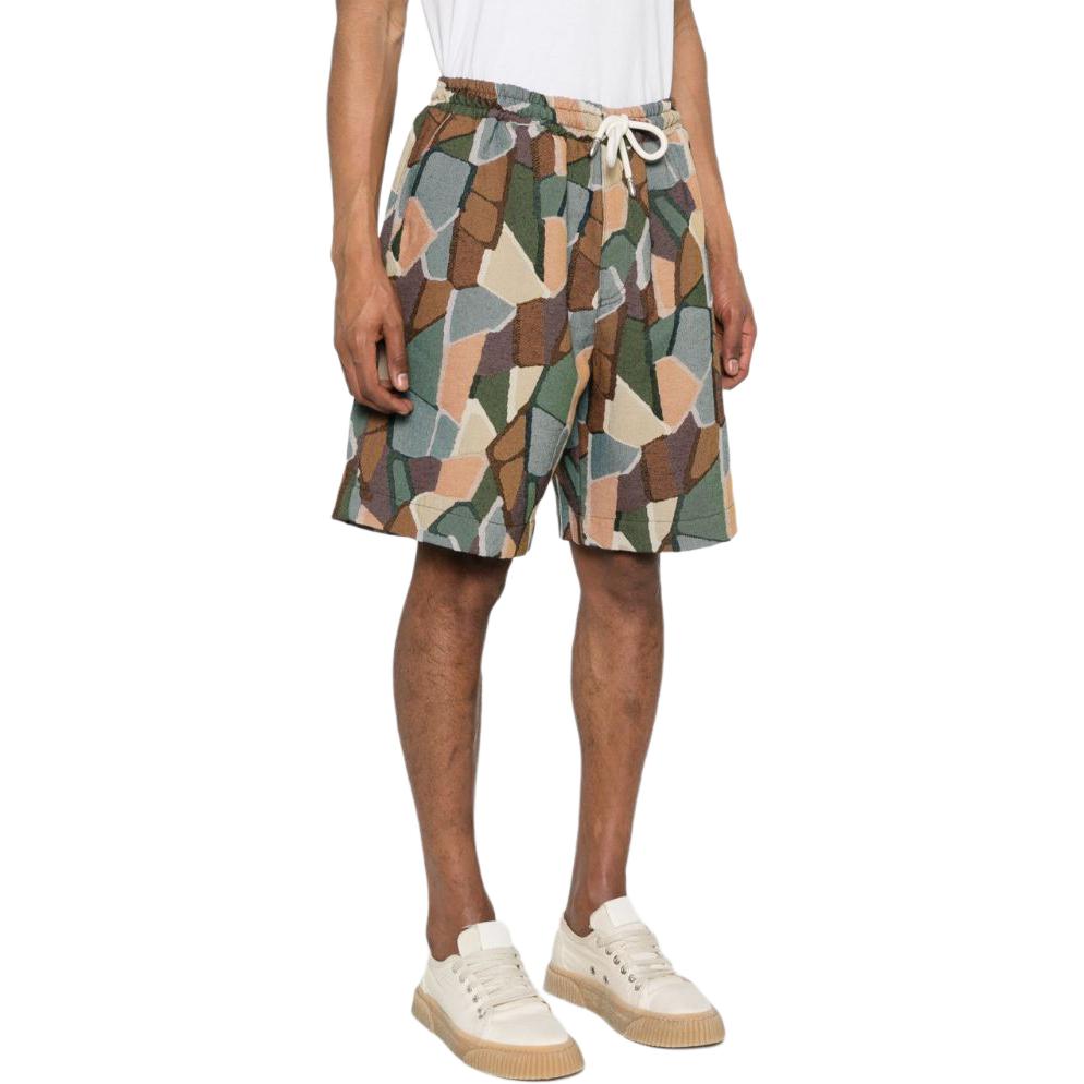 Purchase EMPORIO ARMANI SS24 抽象印花宽松版型男士宽腿短裤 多色款 3D1P8F-1K3NZ-F514