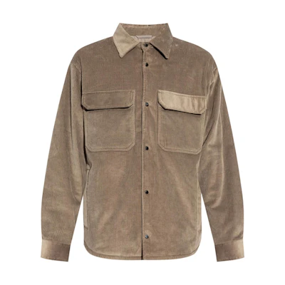 Emporio Armani SS24 Beige Corduroy Single-Breasted Jacket 6D1CN0-1NUCZ-0144