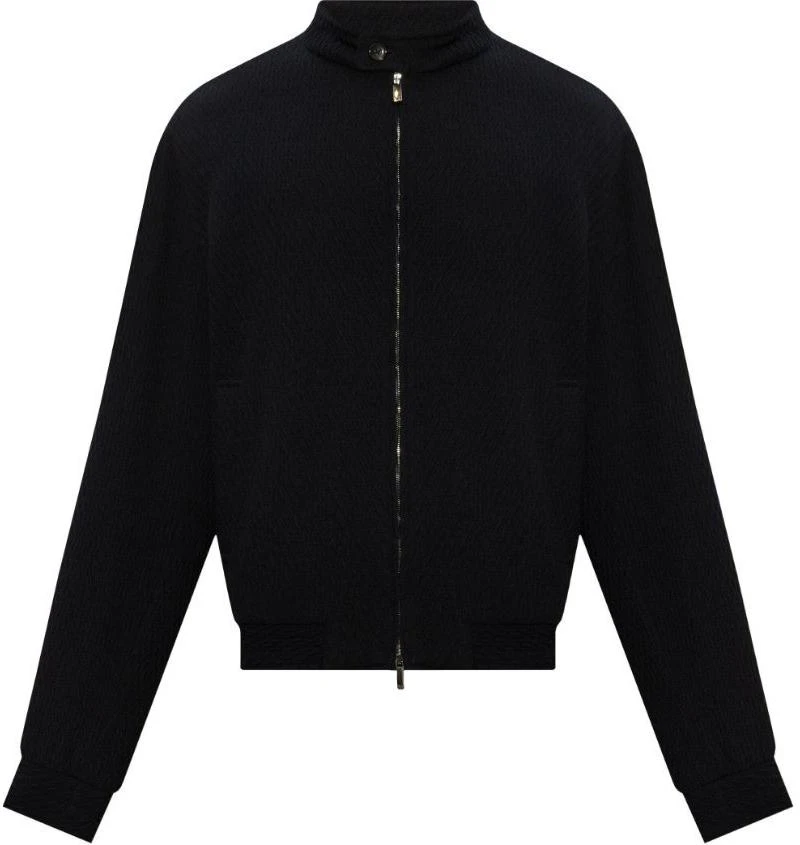 emporio-armani-ss-24-black-solid-zip-up-bomber-jacket-long-sleeve-em-000185-te-11221-black