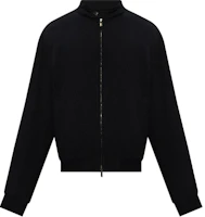 Emporio Armani SS24 Black Solid Zip-Up Bomber Jacket Long Sleeve EM000185-TE11221-BLACK Emporio Armani SS24 Black Solid Zip-Up Bomber Jacket Long Sleeve EM000185-TE11221-BLACK