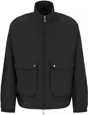 Chaqueta Negra Emporio Armani SS24 con Cuello Alto y Cremallera Frontal 3D1BG7-1NJUZ-0999 Buy Chaqueta Negra Emporio Armani SS24 con Cuello Alto y Cremallera Frontal 3D1BG7-1NJUZ-0999