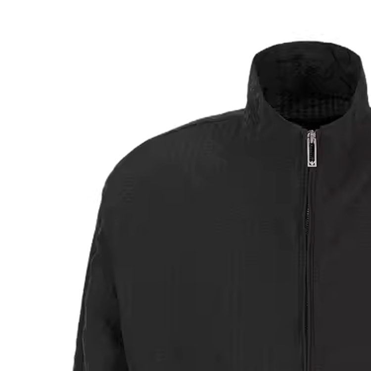 Emporio Armani SS24 Black Stand Collar Zip-Up Jacket 3D1BG7-1NJUZ-0999 圖 3