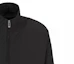 Shop Chaqueta Negra Emporio Armani SS24 con Cuello Alto y Cremallera Frontal 3D1BG7-1NJUZ-0999