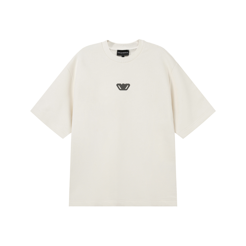 Order EMPORIO ARMANI SS24 Eagle Logo Crewneck Short Sleeve T-Shirt  Off-White 3D1T6Z-1J6IZ-0103