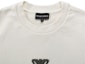 Shop EMPORIO ARMANI SS24 Eagle Logo Crewneck Short Sleeve T-Shirt Off-White 3D1T6Z-1J6IZ-0103