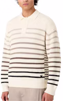 Purchase EMPORIO ARMANI SS24 漸層條紋針織長袖男士毛衣 米白色 3D1MXG-1MPHZ-F177