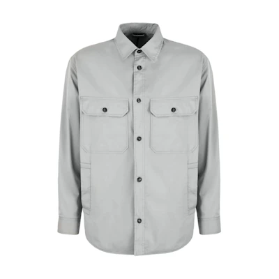 Emporio Armani SS24 Grey Single-Breasted Long-Sleeve Jacket 3D1CF2-1K2LZ-06G1