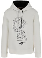 Emporio Armani SS24 Hoodie with Letter Dragon Print Design EM000004AF10013-0003 Emporio Armani SS24 Hoodie with Letter Dragon Print Design EM000004AF10013-0003
