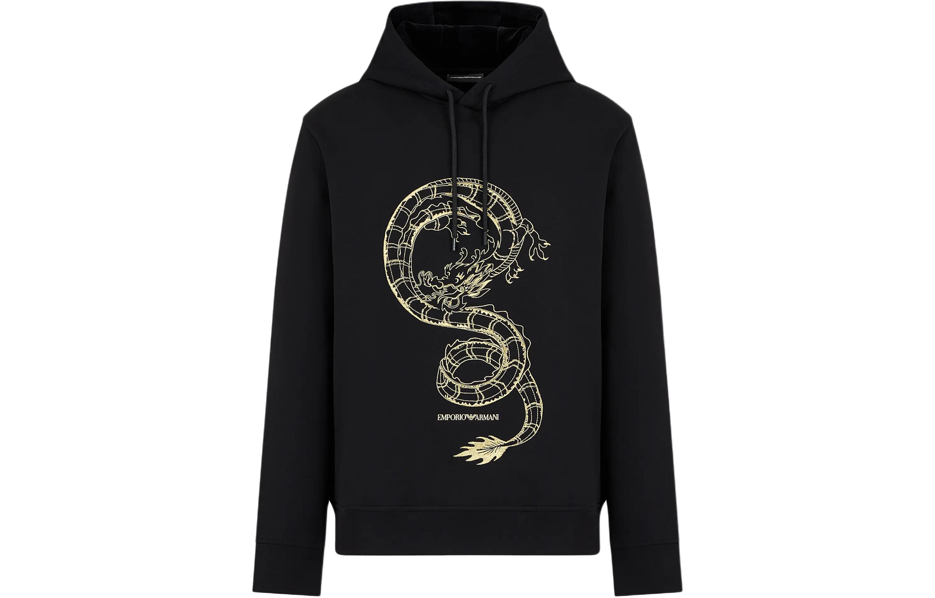 Emporio Armani SS24 Hoodie with Letter Dragon Print Design EM000004AF10013-0003 圖 2