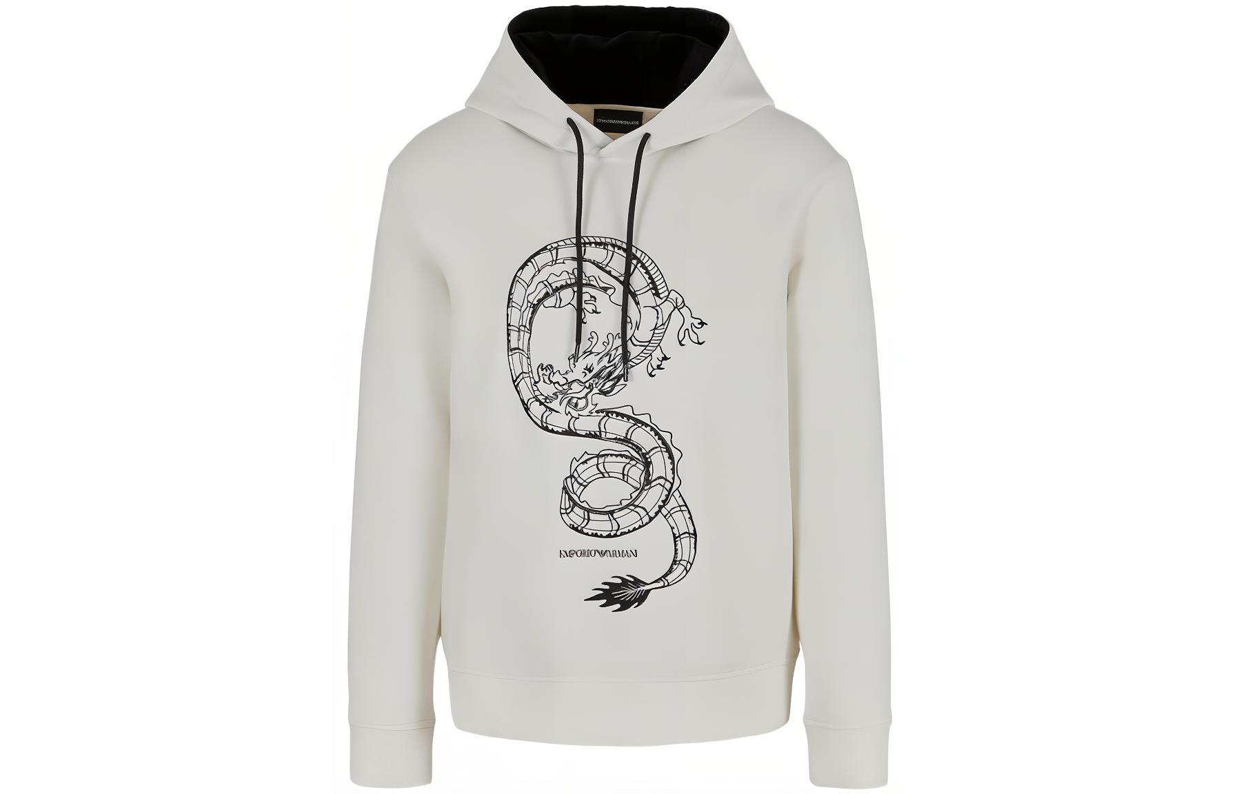 Emporio Armani SS24 Hoodie with Letter Dragon Print Design EM000004AF10013-0003 圖 3