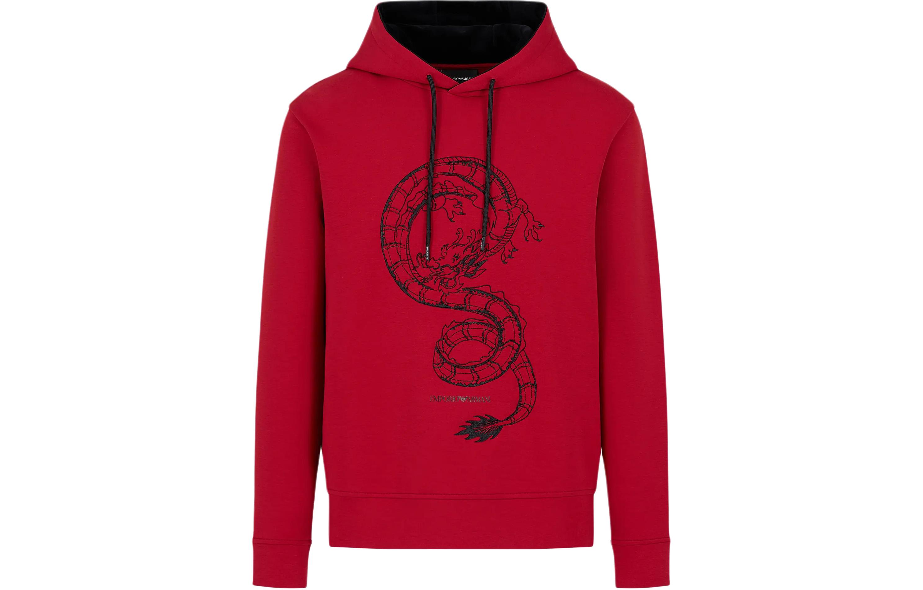 Emporio Armani SS24 Hoodie with Letter Dragon Print Design EM000004AF10013-0003 圖 9