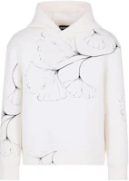Emporio Armani SS24 Leaf Print Hoodie Men’s White 3D1M6V-1JV9Z-F127 Emporio Armani SS24 Leaf Print Hoodie Men’s White 3D1M6V-1JV9Z-F127