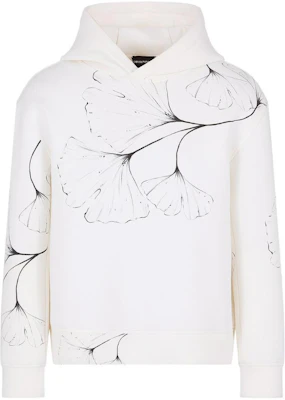 Emporio Armani SS24 Leaf Print Hoodie Men’s White 3D1M6V-1JV9Z-F127 Buy Emporio Armani SS24 Leaf Print Hoodie Men’s White 3D1M6V-1JV9Z-F127