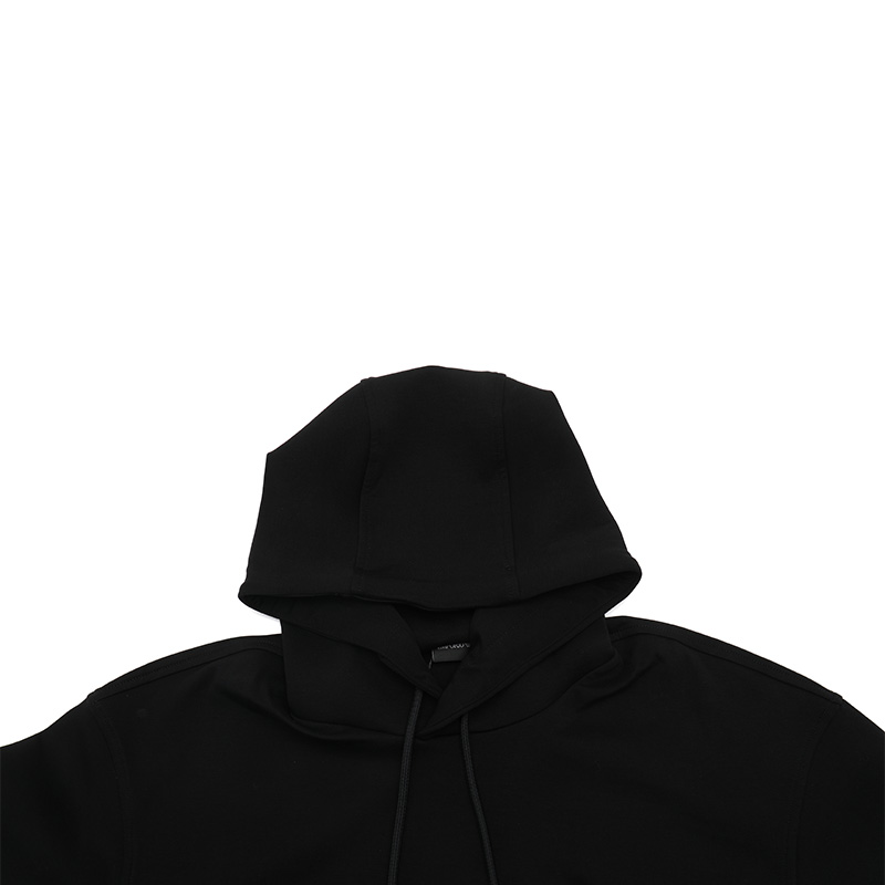 EMPORIO ARMANI SS24 Logo Embroidered Hoodie  Black 3D1M63-1JHSZ-0054 圖 5