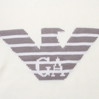 エンポリオアルマーニ SS24 ロゴ ニット Vネック カジュアル ベスト メンズ オフホワイト 3D1MXU-1MQDZ-0128 Purchase エンポリオアルマーニ SS24 ロゴ ニット Vネック カジュアル ベスト メンズ オフホワイト 3D1MXU-1MQDZ-0128