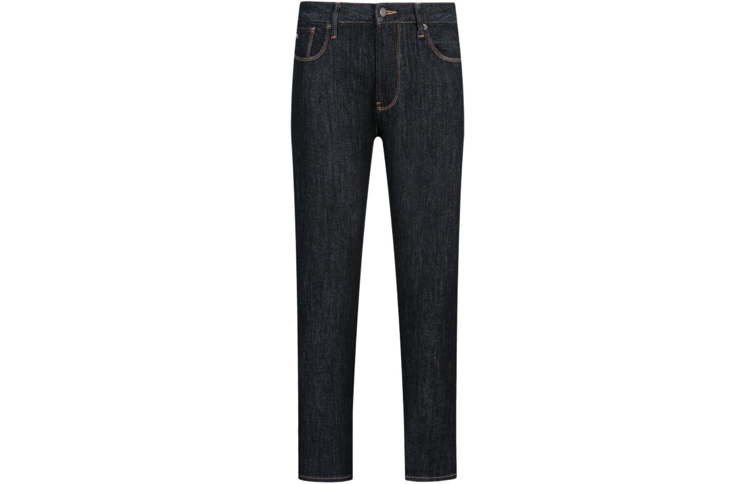 Emporio Armani SS24 Mid-Waist Straight-Leg Blue Denim Jeans for Men. 3D1J06-1DRPZ-0941 圖 2