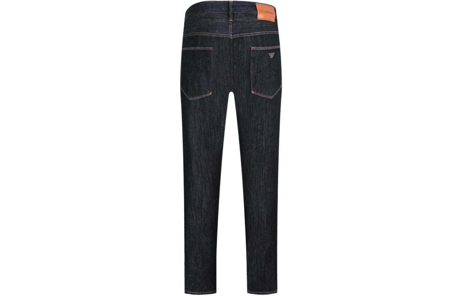 Emporio Armani SS24 Mid-Waist Straight-Leg Blue Denim Jeans for Men. 3D1J06-1DRPZ-0941 圖 3