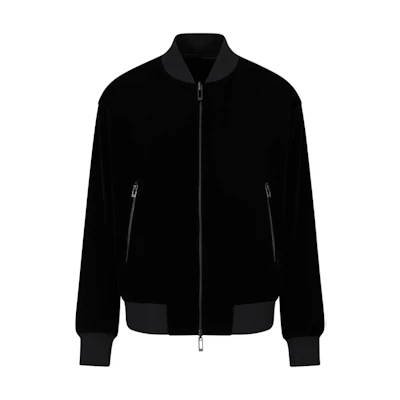 Emporio Armani SS24 Reversible Dragon Embroidery Jacket Black (). EM000008AF10020-U8133