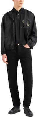 EMPORIO ARMANI SS24 Slim Fit Low-Rise Black Casual Jeans for Men EM000051-AF10073-MC002 Lookbook EMPORIO ARMANI SS24 Slim Fit Low-Rise Black Casual Jeans for Men EM000051-AF10073-MC002