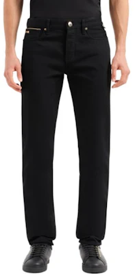EMPORIO ARMANI SS24 Slim Fit Low-Rise Black Casual Jeans for Men EM000051-AF10073-MC002 Shop EMPORIO ARMANI SS24 Slim Fit Low-Rise Black Casual Jeans for Men EM000051-AF10073-MC002