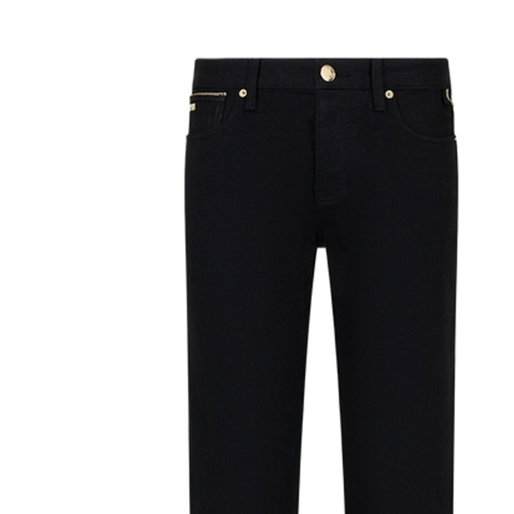 EMPORIO ARMANI SS24 Slim Fit Low-Rise Black Casual Jeans for Men EM000051-AF10073-MC002 圖 7