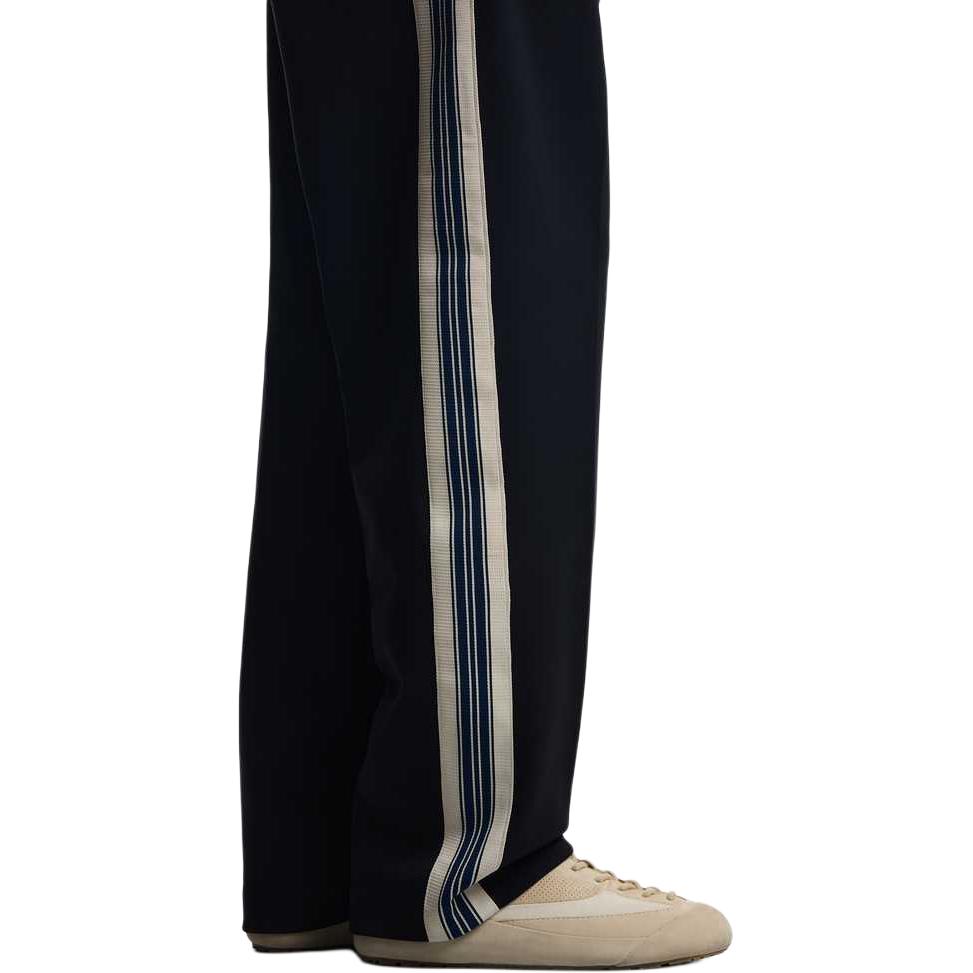 Purchase 安普里奥阿玛尼SS25海军蓝字母印花弹力腰休闲裤 EM002873-AF13488-UB118