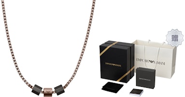 Emporio Armani Stainless Steel Necklace - Stylish & Comfortable Design. EGS2433001 Emporio Armani Stainless Steel Necklace - Stylish & Comfortable Design. EGS2433001