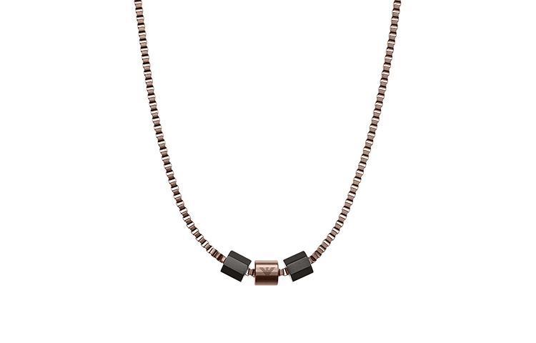 Order 엠포리오 아르마니 스테인리스 스틸 목걸이 - 세련되고 편안한 디자인. EGS2433001