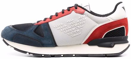 Emporio Armani Strap Sneakers 'White Blue Red' X4X289XM499Q831 Emporio Armani Strap Sneakers 'White Blue Red' X4X289XM499Q831
