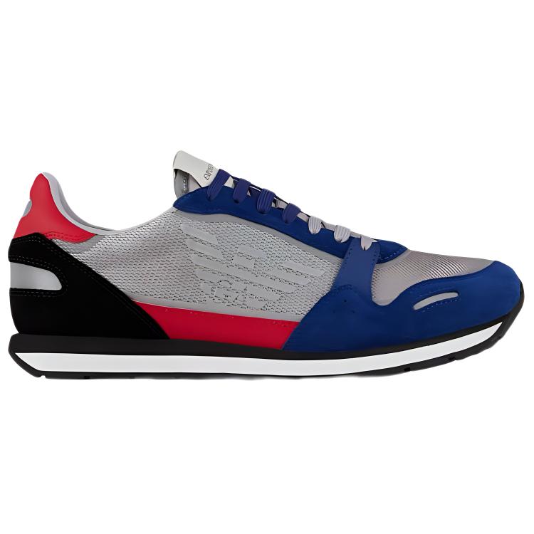 Emporio Armani Suede Casual Sneaker 'Blue' 圖 2