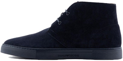 Emporio Armani Suede Lace-Up Ankle Boots 'Midnight Blue' X4M392XF05300006 Emporio Armani Suede Lace-Up Ankle Boots 'Midnight Blue' X4M392XF05300006